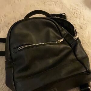 Wild Fable Black Minimalist Backpack